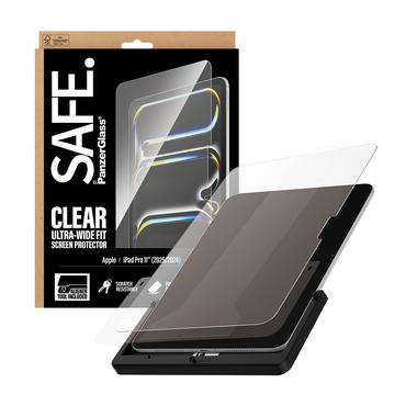 PanzerGlass SAFE. by ® Skærmbeskyttelse iPad Pro 11" (2024-2025) | Ultra-Wide Fit m. Fastfit tool