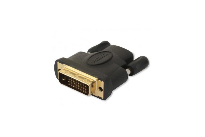 Techly IADAP-DVI-HDMI-F kabel k&oslash;nsskifter DVI-D Sort