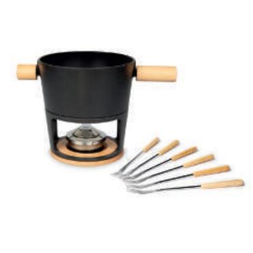 Stöckli 7576.80 fondue 3,2 L Sort, Træ 6 person(er)