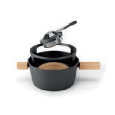 Stöckli 7576.80 fondue 3,2 L Sort, Træ 6 person(er)