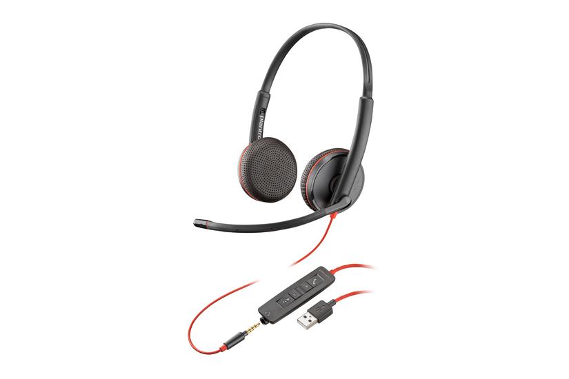 Poly Blackwire 3225 - headset - USB, 3,5 mm jackstik