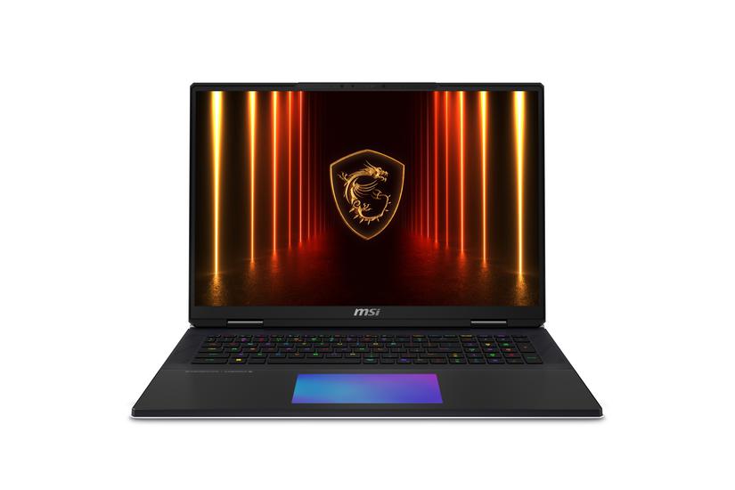 MSI Titan 18 HX AI A2XWJG-656 Intel Core Ultra 9 285HX Laptop 45,7 cm (18") UHD+ 64 GB DDR5-SDRAM 6 TB SSD NVIDIA GeForce RTX 5090 Wi-Fi 7 (802.11be) Windows 11 Pro Sort