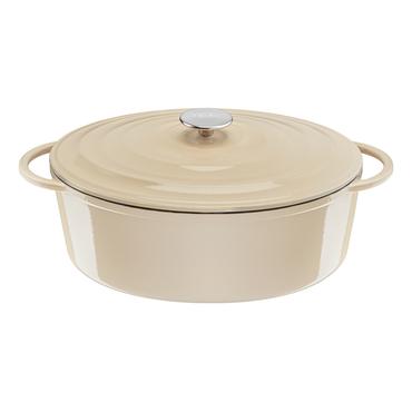 Tefal LOV Gusseisen Ovaler Br&Atilde;&curren;ter 34cm beige