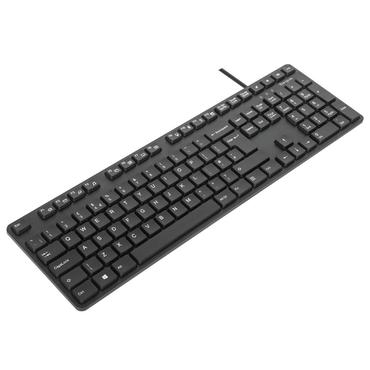 Targus - sæt med mus og tastatur - combo full size - AZERTY - fransk - sort Indgangsudstyr