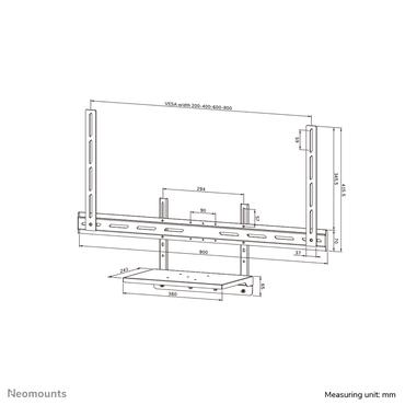 Neomounts AV45-500BL tilbehør til tv-montering