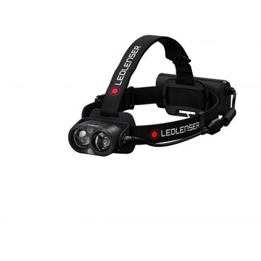 Ledlenser H-Series H19R Core - huvudficklampa - LED x 2 - vitt ljus - 6000-7500 K - svart