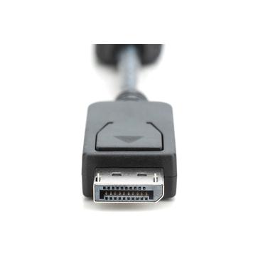 Digitus AK-340400-001-S videokabel adapter 0,15 m DisplayPort HDMI Sort