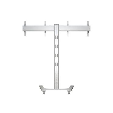 Multibrackets M Display Stand 180 HD Dual st&auml;ll - f&ouml;r 2 LCD-bildsk&auml;rmar - silver