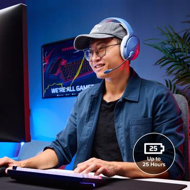 HyperX Cloud Jet – trådløst gamingheadset (lyseblå)