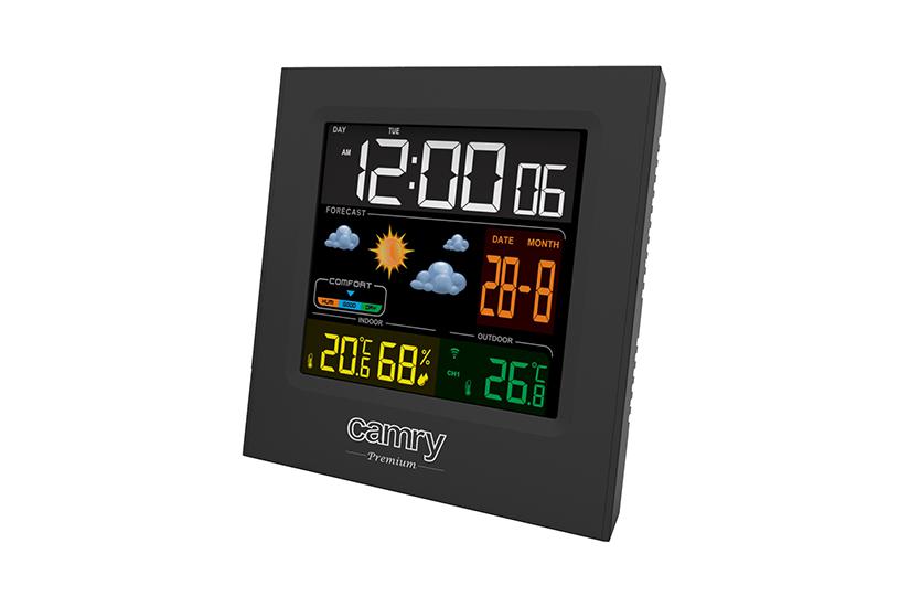 Camry Premium CR 1166 digital vejrstation Sort Vekselstr&oslash;m/batteri