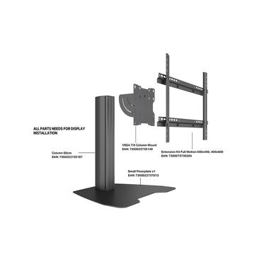 Multibrackets M Pro Series monteringskomponent - svart
