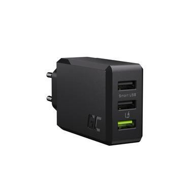 Green Cell ChargeSource 3 str&ouml;madapter - USB - 30 Watt