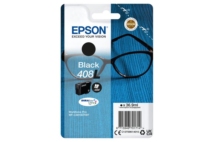 Epson 408L - Extra h&ouml;g kapacitet - svart - original - bl&auml;ckpatron