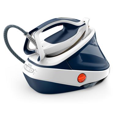 Tefal Pro Express Ultimate II GV9712 3000 W 1,2 L Durilium Airglide-s&aring;lplade Bl&aring;, Hvid