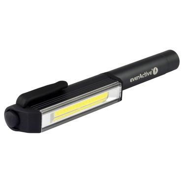 Everactive WL200 lommelygte Sort Klip lommelygte COB LED