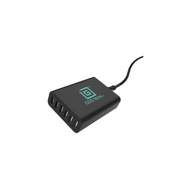 RAM Mounts RAM-GDS-CHARGE-USB6 oplader til mobil enhed Universel Sort Vekselstrøm Indendørs