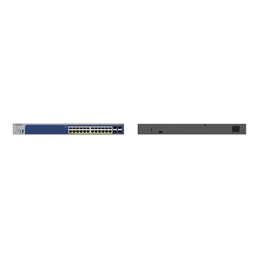 NETGEAR Smart GS728TXUP - v3 - switch - 24 portar - smart - rackmonterbar