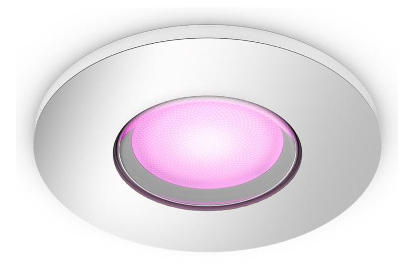 Philips Hue White & Color Ambiance Xamento Einbauspot Silber 1x4.2W