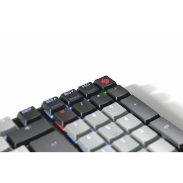 CHERRY KW 550 MX LP tastatur Hjemme/kontor USB + Bluetooth QWERTZ Tysk Sort