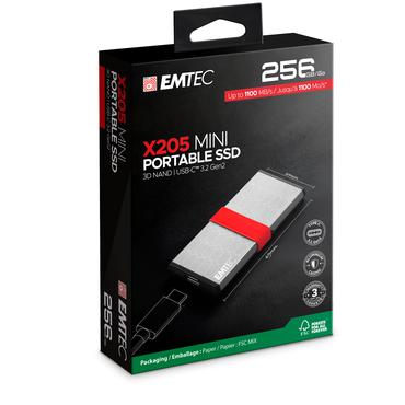 Emtec SSD 3.2Gen2 X205 256GB Portable