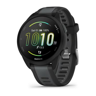 Garmin Forerunner 165 Music - svart - sportklocka med band - skiffergr&aring; - 4 GB