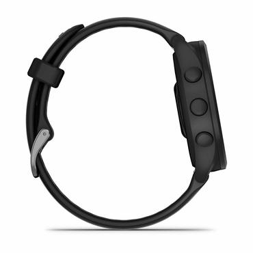 Garmin Forerunner 165 Music - svart - sportklocka med band - skiffergr&aring; - 4 GB
