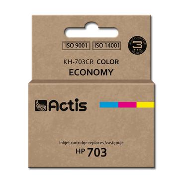 Actis KH-703CR blæk (erstatning HP 703 CD888AE; Standard; 12 ml; farve)