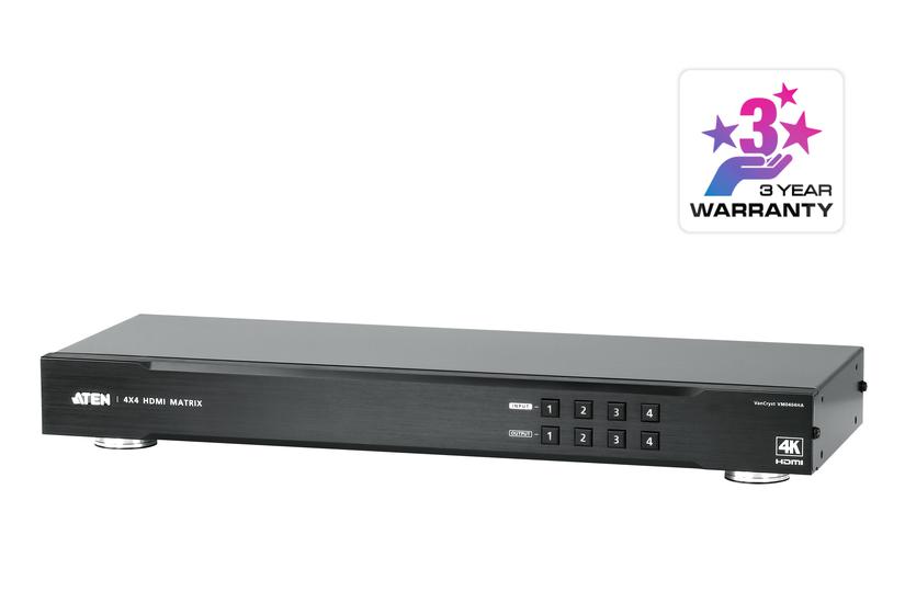 ATEN VanCryst 4 x 4 4K HDMI Matrix Switch VM0404HA - video-/audioswitch