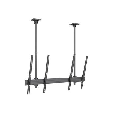 Multibrackets M Pro Series MBC2UPSD monteringss&aelig;t - enkeltside - for 2 LCD / plasmapaneler - 1,5 m l&aelig;ngde, vippearme - sort