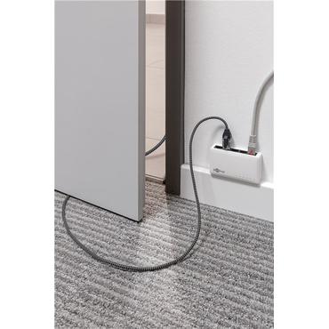 USB-C&trade; 3.1 to RJ45 Ethernet Cable, Slim, 15 m, 15 m, black - connects router, modem or network switch to USB-C&trade;