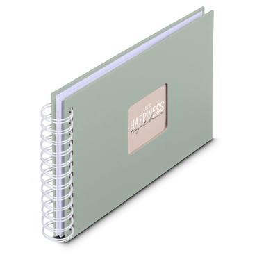 Hama 00009866 fotoalbum og arkbeskyttelse Gr&oslash;n 50 ark Spiral indbinding