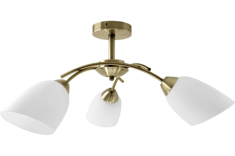 Activejet Klassisk loft lysekrone vedhæng lampe NIKITA Patina triple 3xE27 til stuen