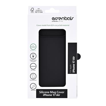 Essentials Silicone Mag bagcover med magnetkompatibilitet. Silikone Mag bagcoveret hjælper med at beskytte din enhed mod ridser og fald. Silikonecoveret giver din enhed et slankt design, og magnetkompatibiliteten gør trådløs opladning lettere end nogensind