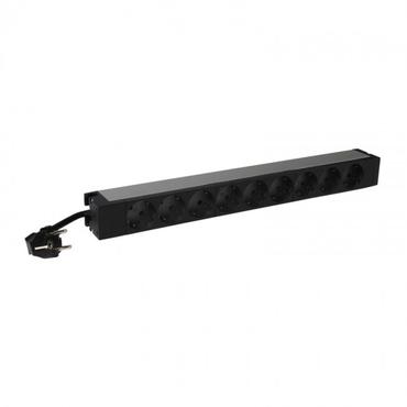 Middle Atlantic Products 646812 strømforsyningsenhed (PDU) 9 AC stikkontakt(er) 1U Sort