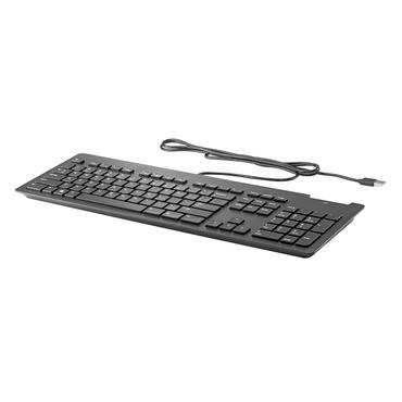 HP Business Slim - tastatur - fransk - sort