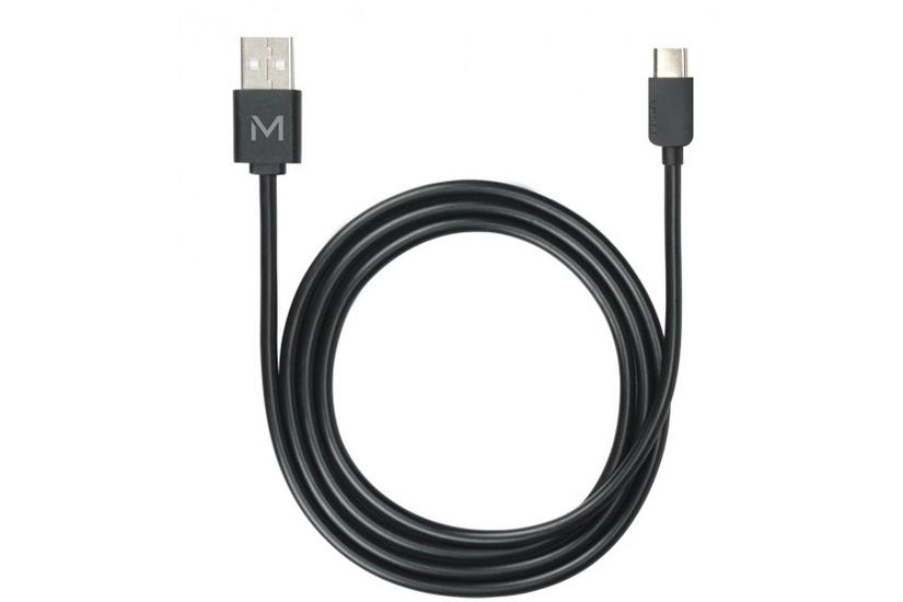 Mobilis - USB typ C-kabel - 24 pin USB-C till USB - 1 m