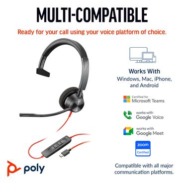 POLY BW 3310 MONO USB-C HS