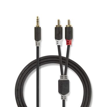 Nedis audiokabel - 2 m