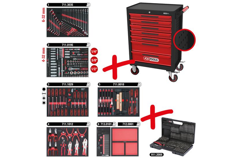 KS Tools 897.7598 v&aelig;rkt&oslash;jskasse