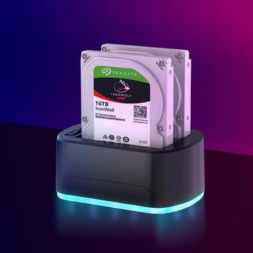 USB3.0 dual bay HDD clone
