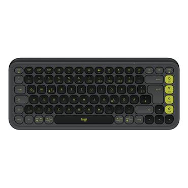 Logitech POP Icon Keys - tangentbord - QWERTZ - tysk - grafit, gr&ouml;n Inmatningsenhet