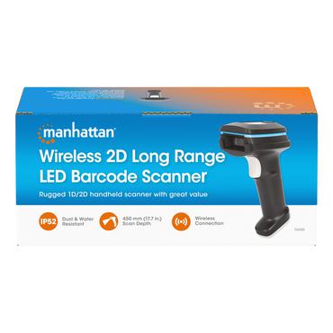 MANHATTAN 2D LED Funk-Barcodescanner 450mm IP52