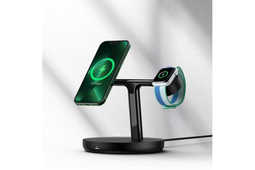 Baseus WXTE000101 oplader til mobil enhed Smartphone, SmartWatch Sort Vekselstr&oslash;m, USB Indend&oslash;rs