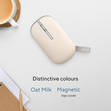 ASUS Marshmallow MD100 - mus - Bluetooth 5.0, 2.4 GHz - havremj&ouml;lk