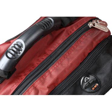 Addison 311015 taske og etui til laptop 39,6 cm (15.6") Rygsæk Sort, Bourgogne