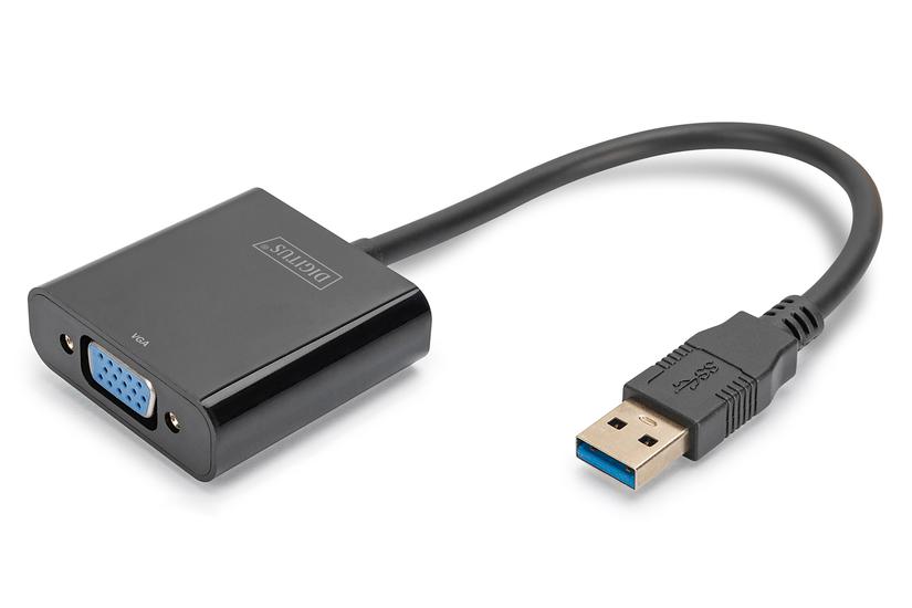 DIGITUS USB 3.0 to VGA Adapter Extern videoadapter - SuperSpeed USB 3.0