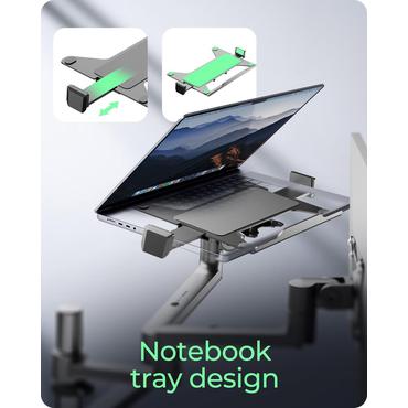 ICY BOX IB-MS622-T 81,3 cm (32") Skrivebord Sort