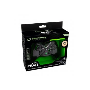 Esperanza EGG114K spil-controller Sort USB 2.0 Gamepad Analog/digital PC, Xbox One, Xbox Series S, Xbox Series X