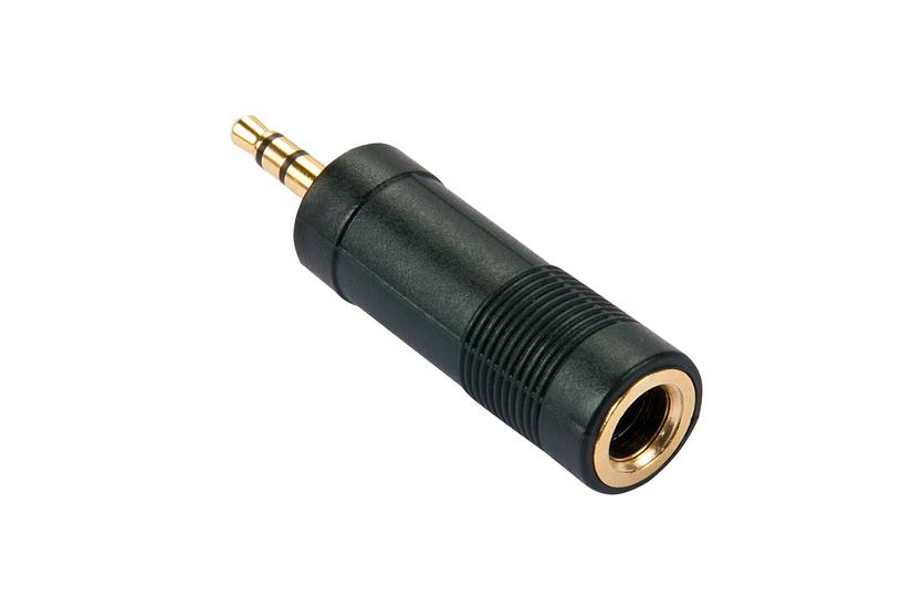Lindy 35621 kabel k&oslash;nsskifter 3.5mm 6.3mm Sort