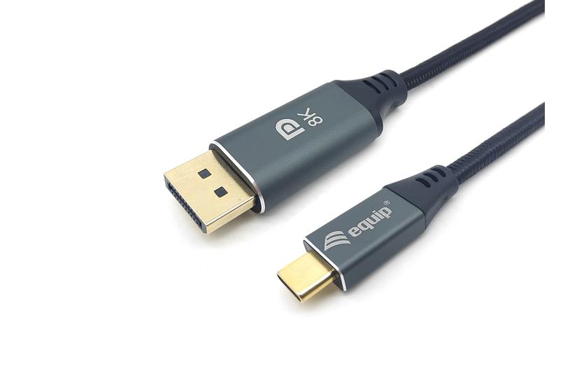 Equip 133423 videokabel adapter 3 m USB Type-C DisplayPort Gr&aring;